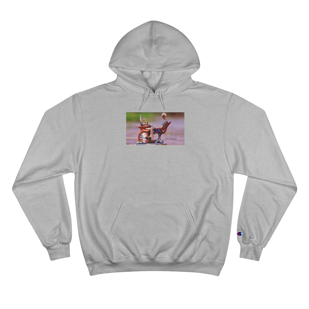 Merry Christmas Rudolf Champion Hoodie