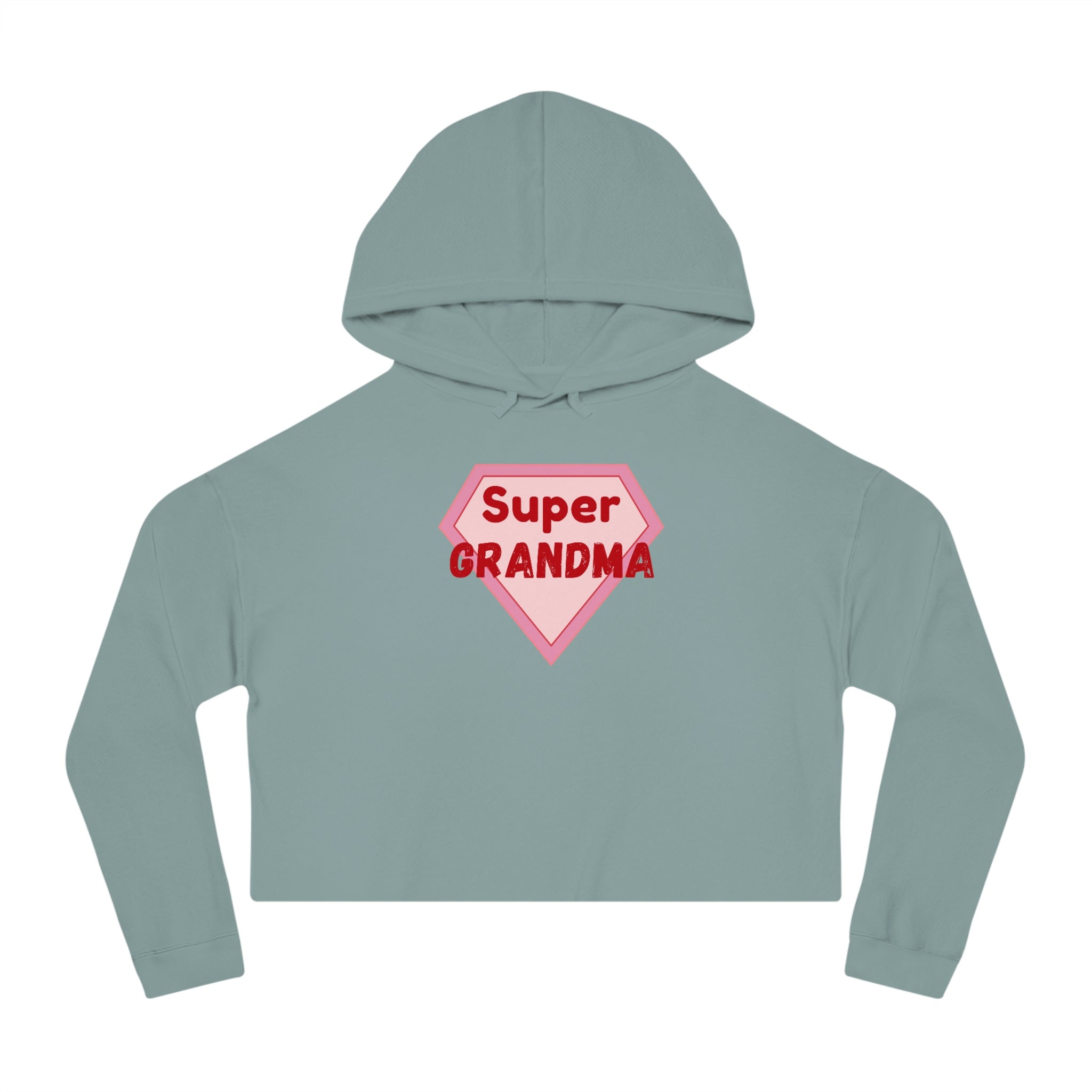 Super Grandma Women’s Cropped Hooded Sweatshirt