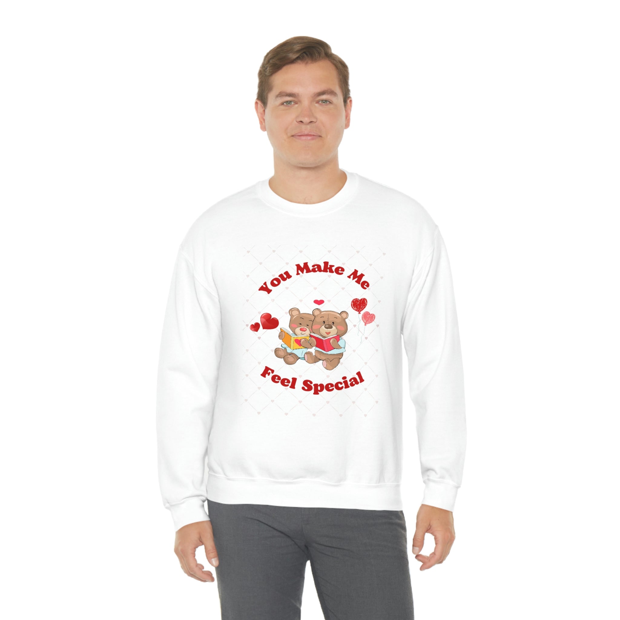 You Make Me Feel Special Unisex Heavy Blend™ Crewneck Sweatshirt