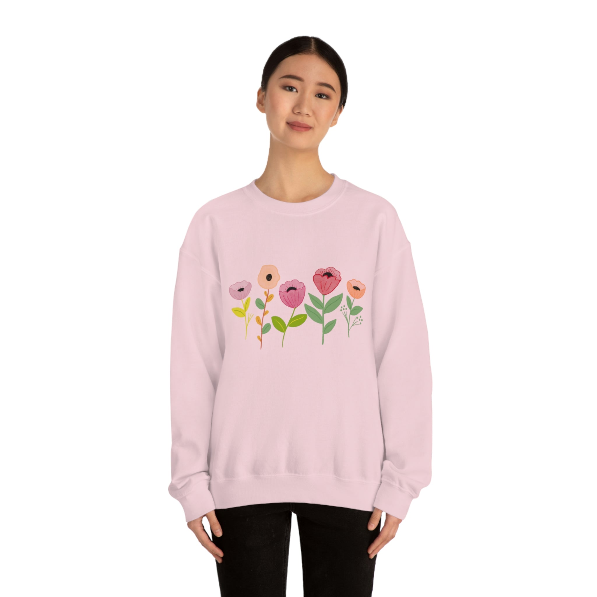 Spring Flowers Unisex Heavy Blend™ Crewneck Sweatshirt