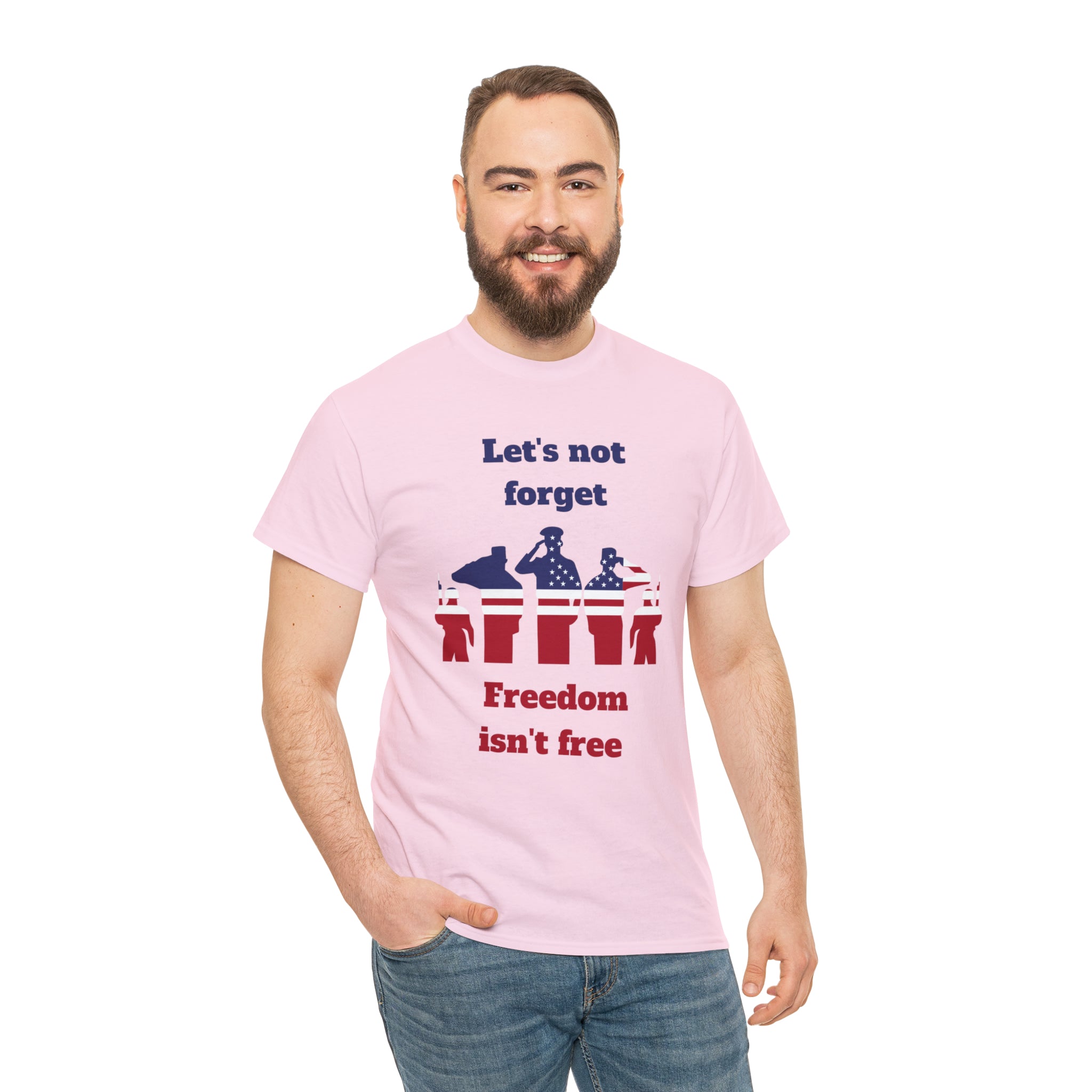 Memorial Day Freedom Is Not Free Unisex Heavy Cotton Tee