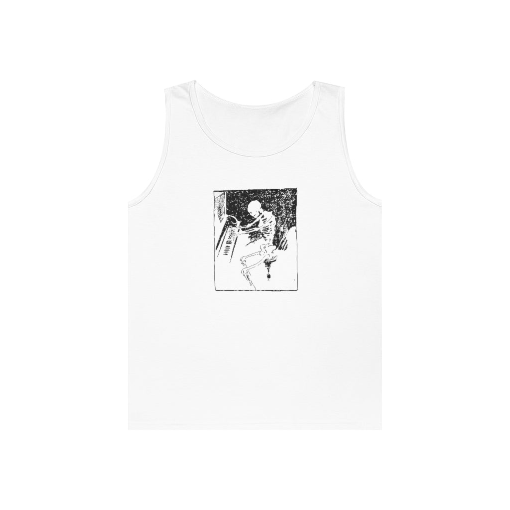 Piano Player Unisex Heavy Cotton Tank Top