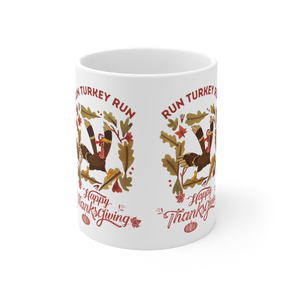 Run Turkey Run Ceramic Mug 11oz