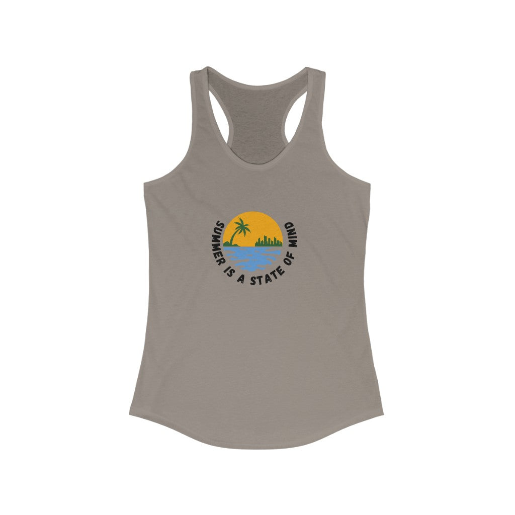 Summer Is A State Of MindWomen's Ideal Racerback Tank