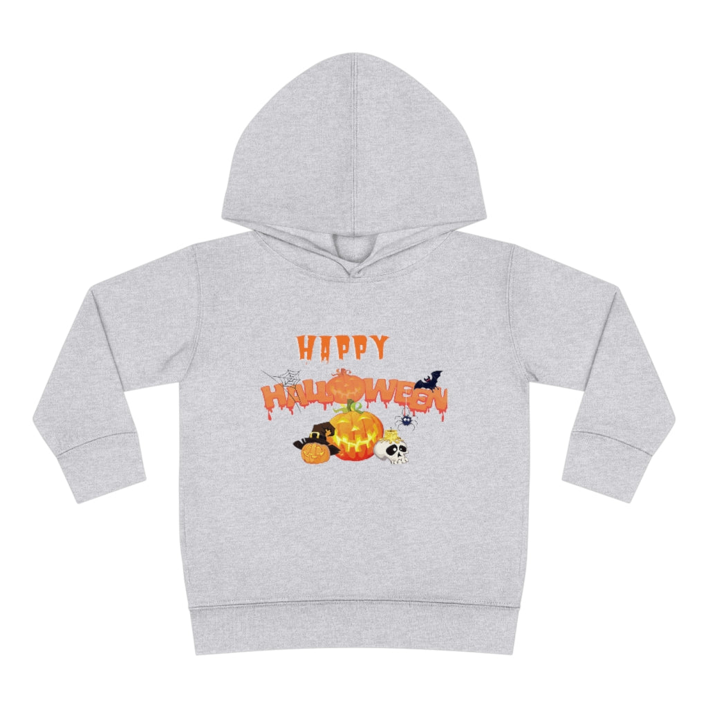 Happy Halloween Toddler Pullover Fleece Hoodie