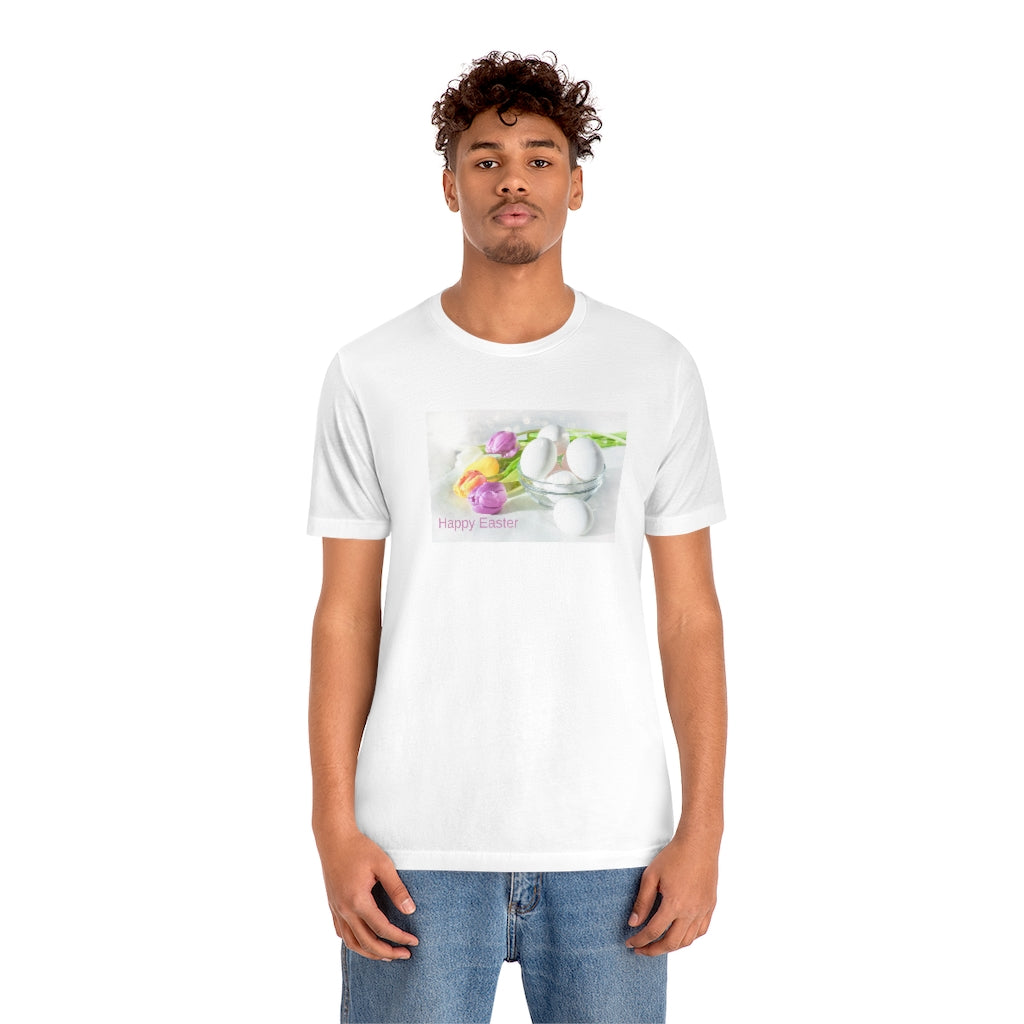 The Happy Easter Unisex Jersey Short Sleeve Tee