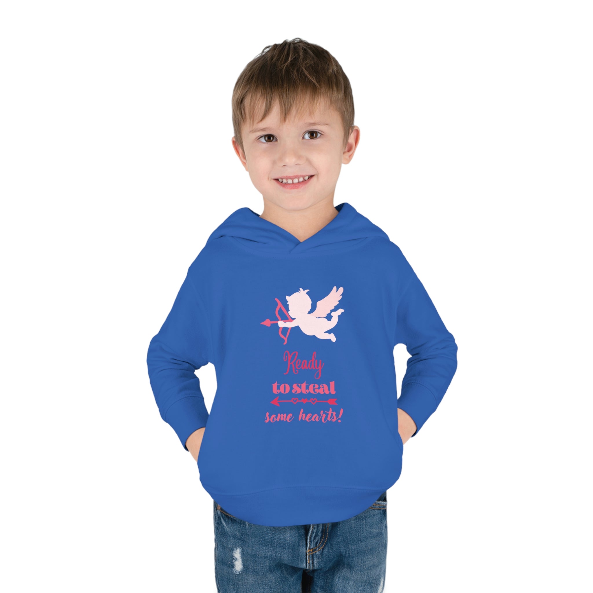 Ready To Steal Some Hearts!! Toddler Pullover Fleece Hoodie