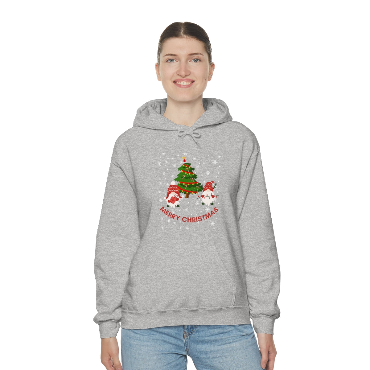 Merry & Bright Holidays Christmas Unisex Heavy Blend™ Hooded Sweatshirt