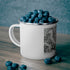 Merry Christmas Enamel Camping Mug