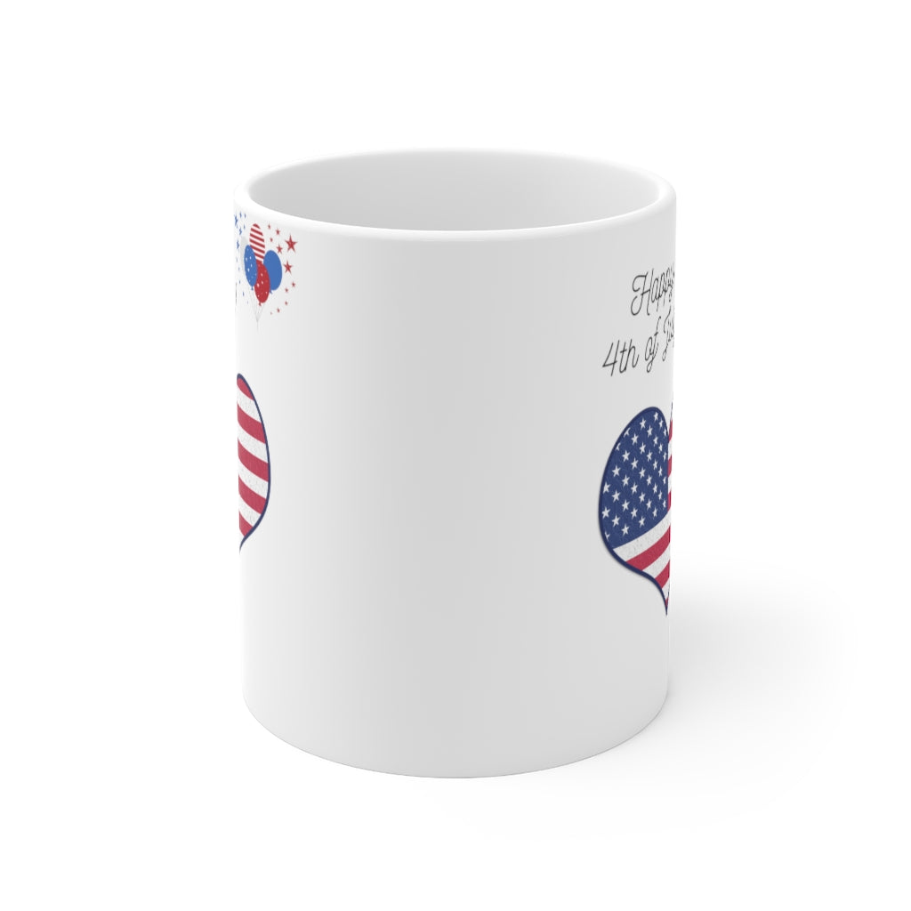 Happy 4th of July Ceramic Mug 11oz