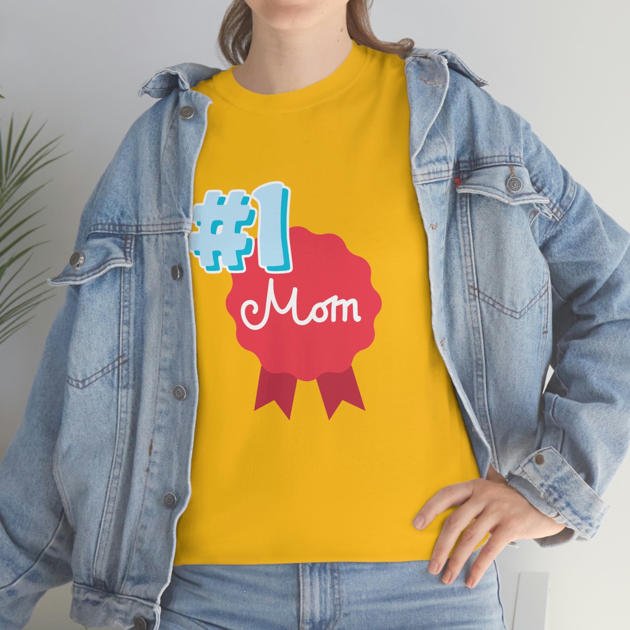 Mom You're No.1 Unisex Heavy Cotton Tee