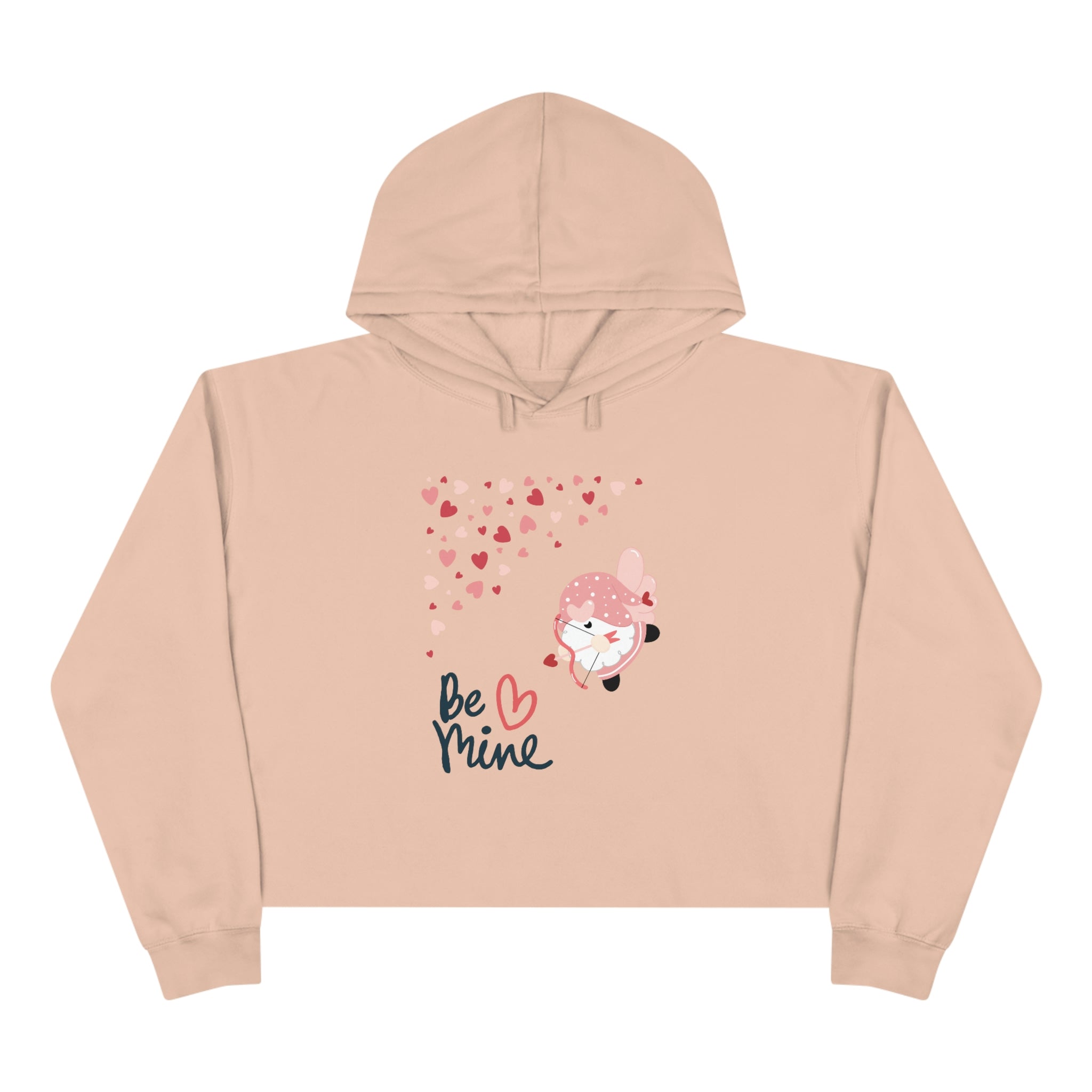 Be Mine Gnome Crop Hoodie