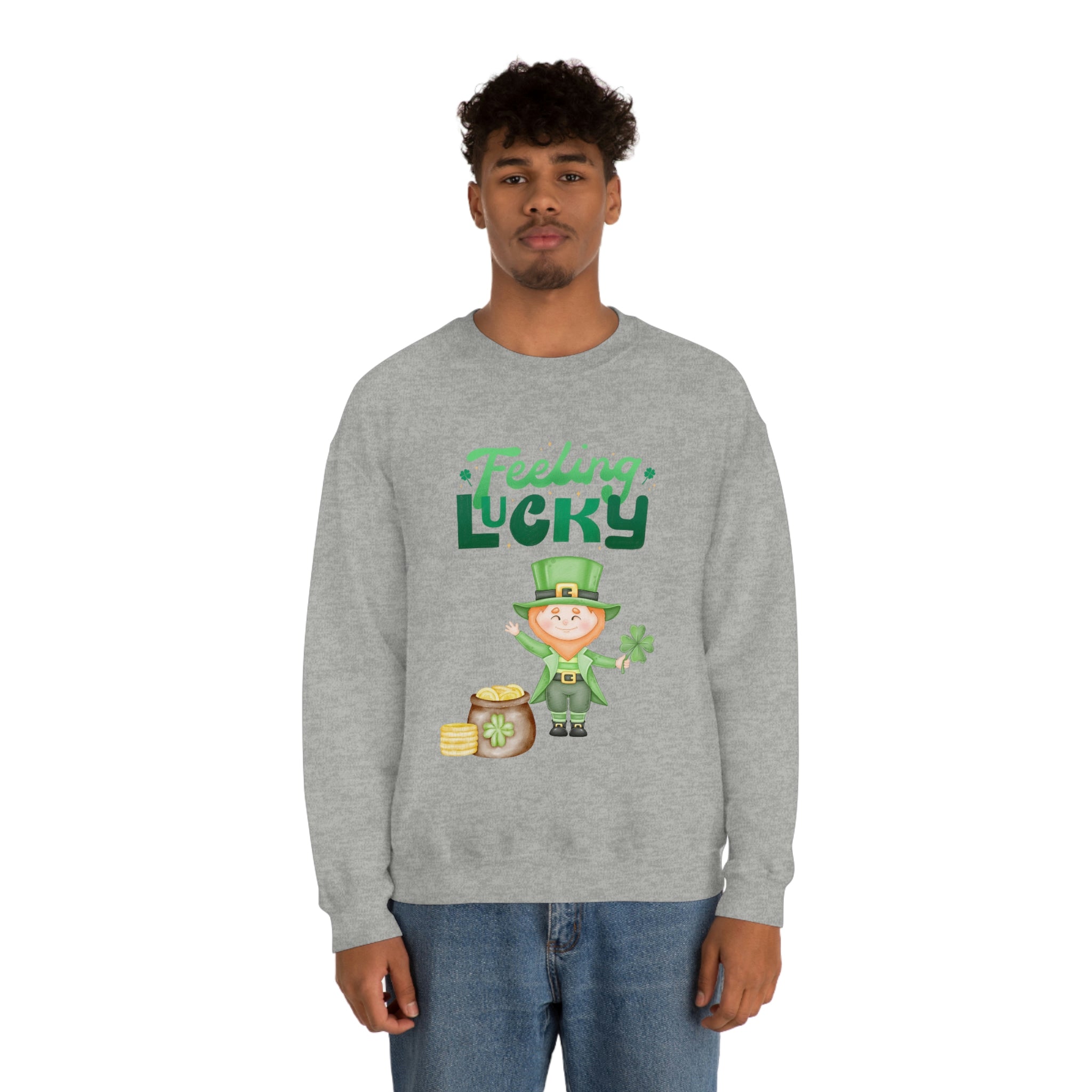 Feeling Lucky Unisex Heavy Blend™ Crewneck Sweatshirt