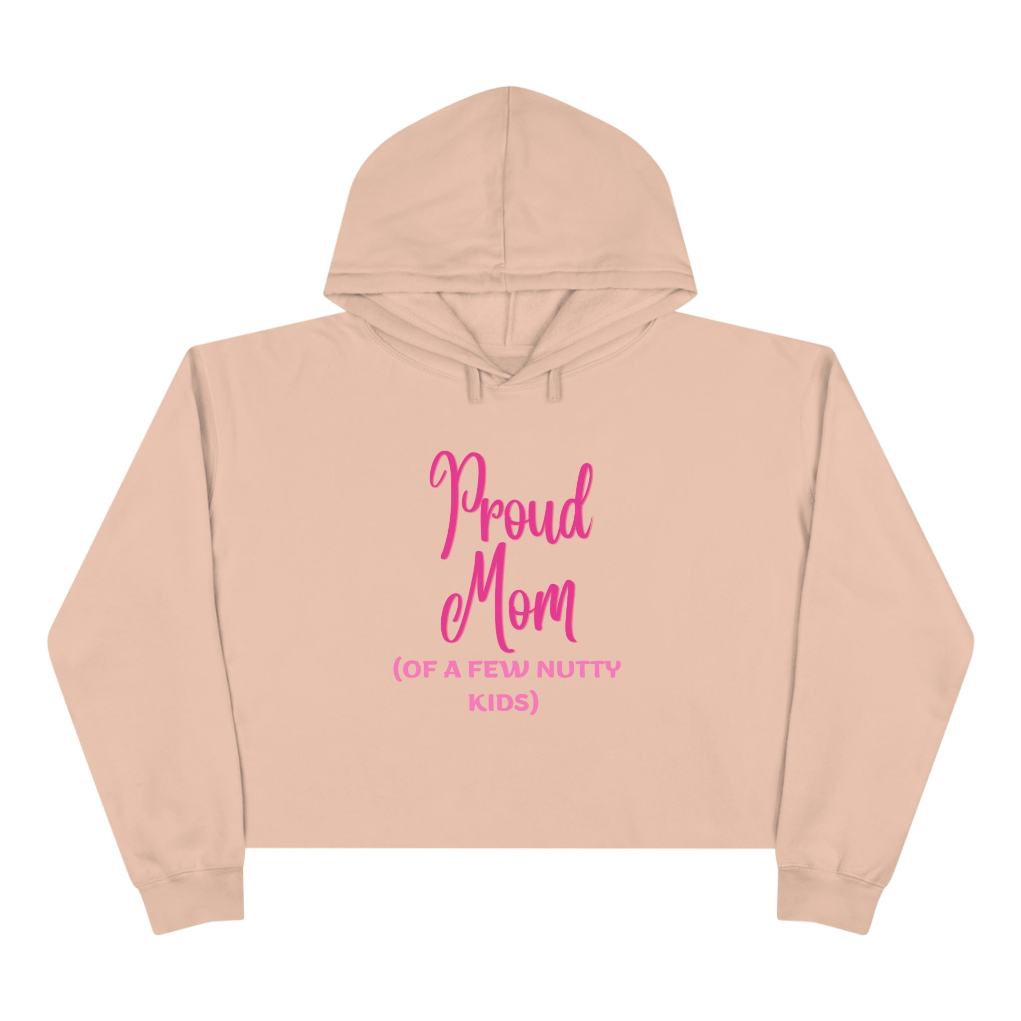 Proud Mom Crop Hoodie