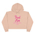 Proud Mom Crop Hoodie