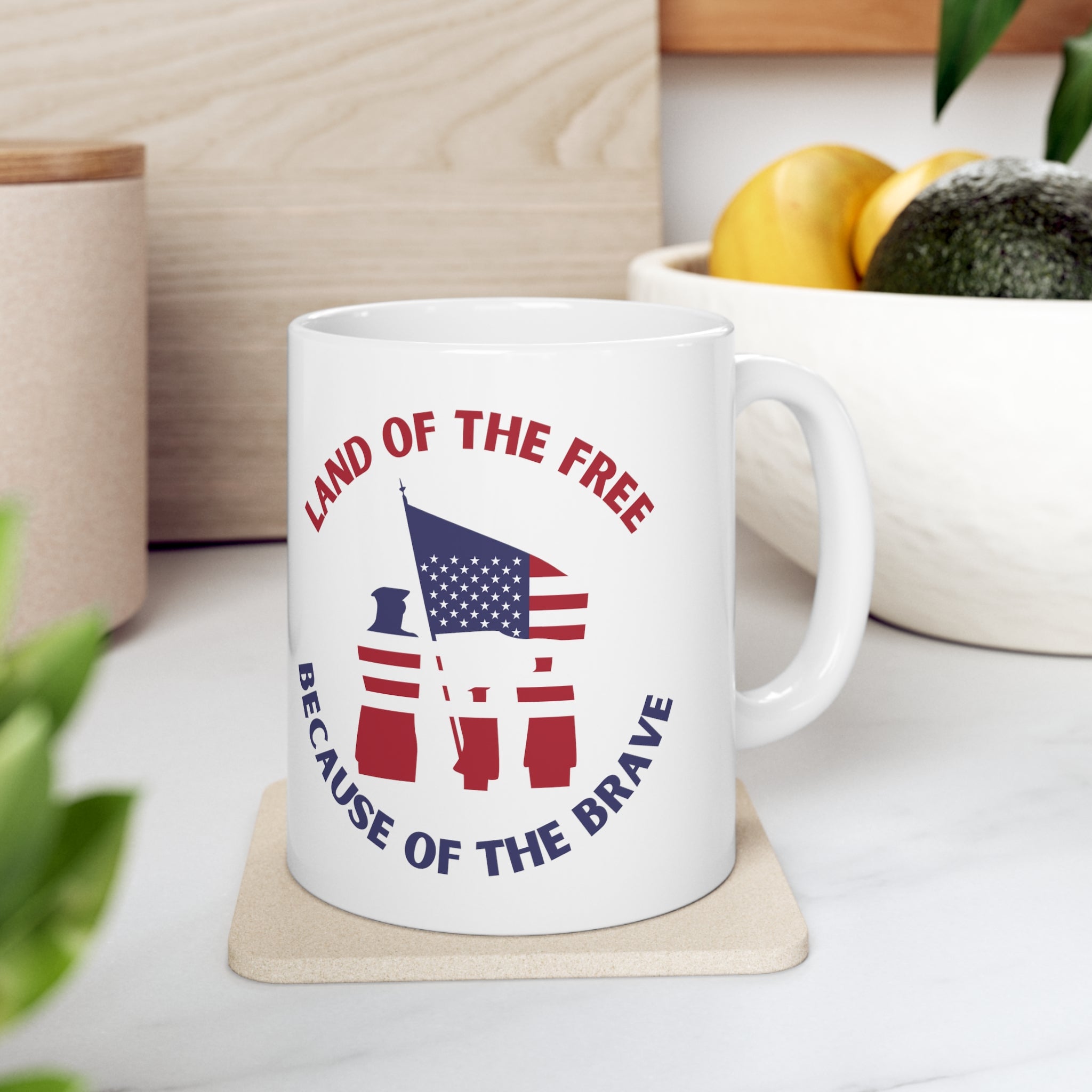 Memorial Day Land Of The Free Ceramic Mug 11oz