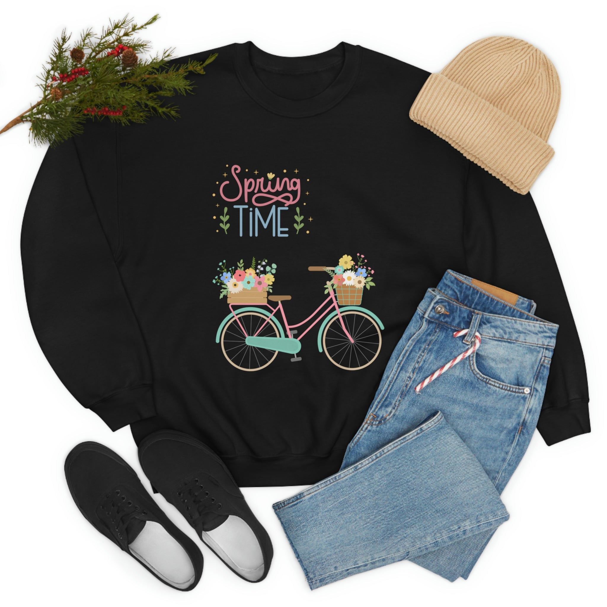 Spring Time Unisex Heavy Blend™ Crewneck Sweatshirt