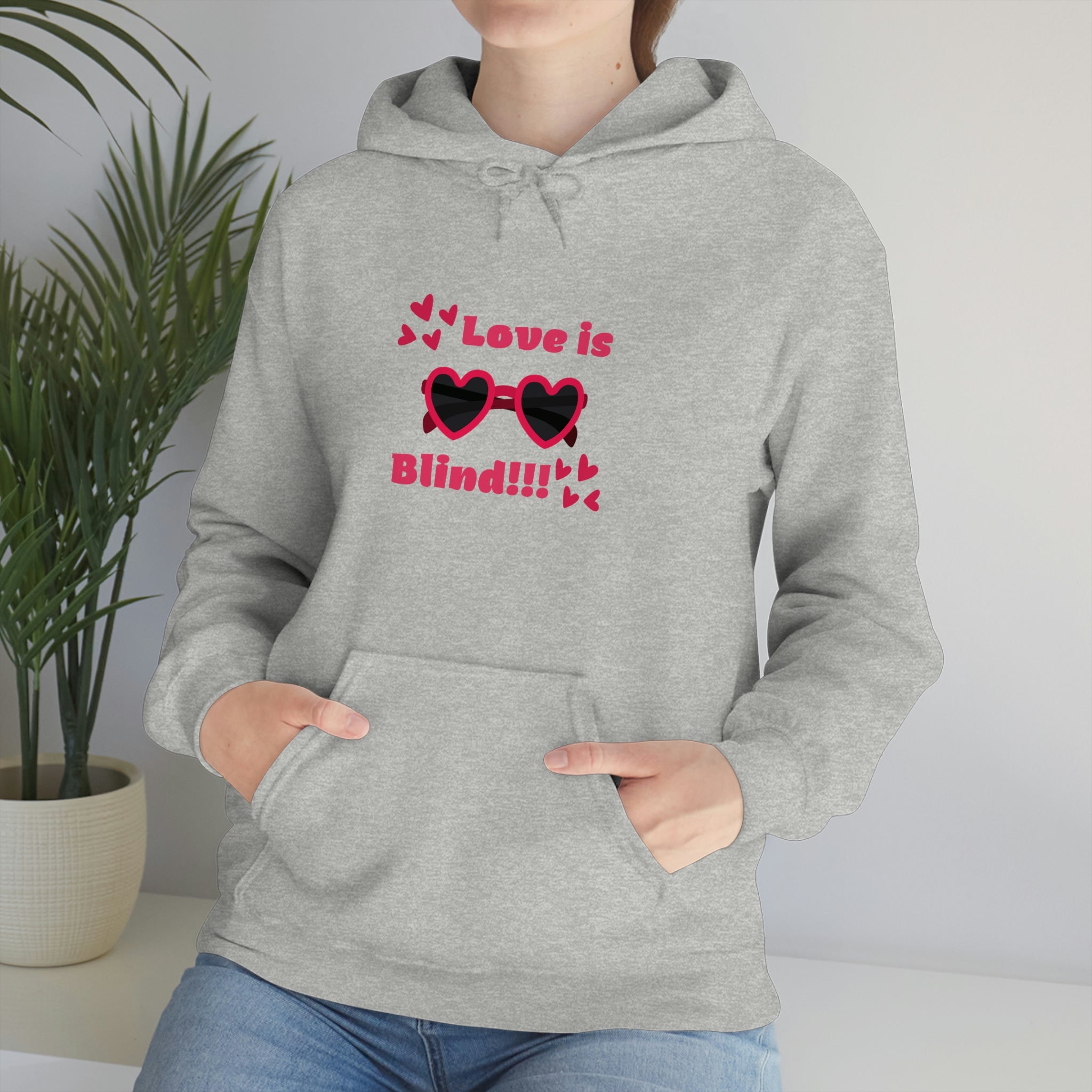 Love Is Blind!!! Unisex Heavy Blend™ Hooded Sweatshirt