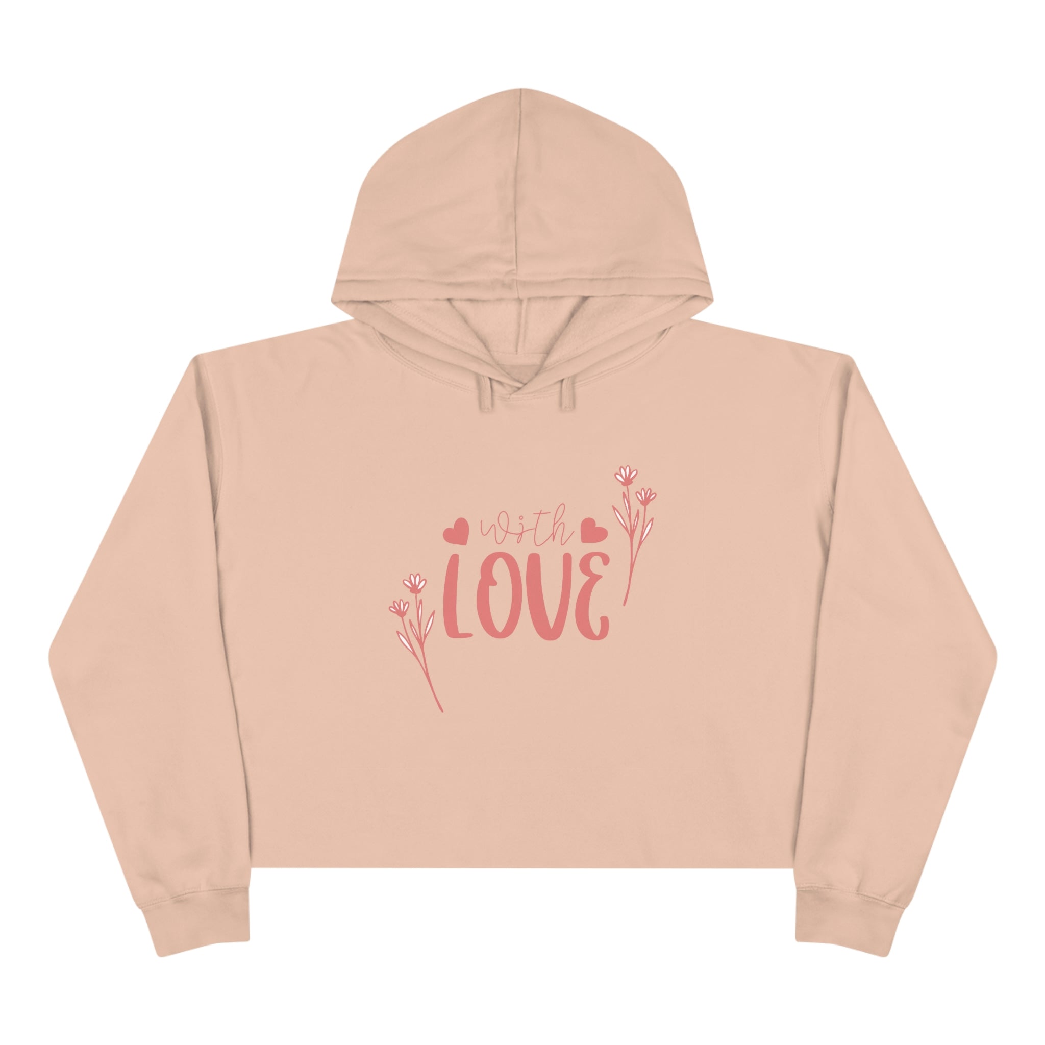 With Love Crop Hoodie