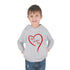 Happy Valentine's Day Toddler Pullover Fleece Hoodie