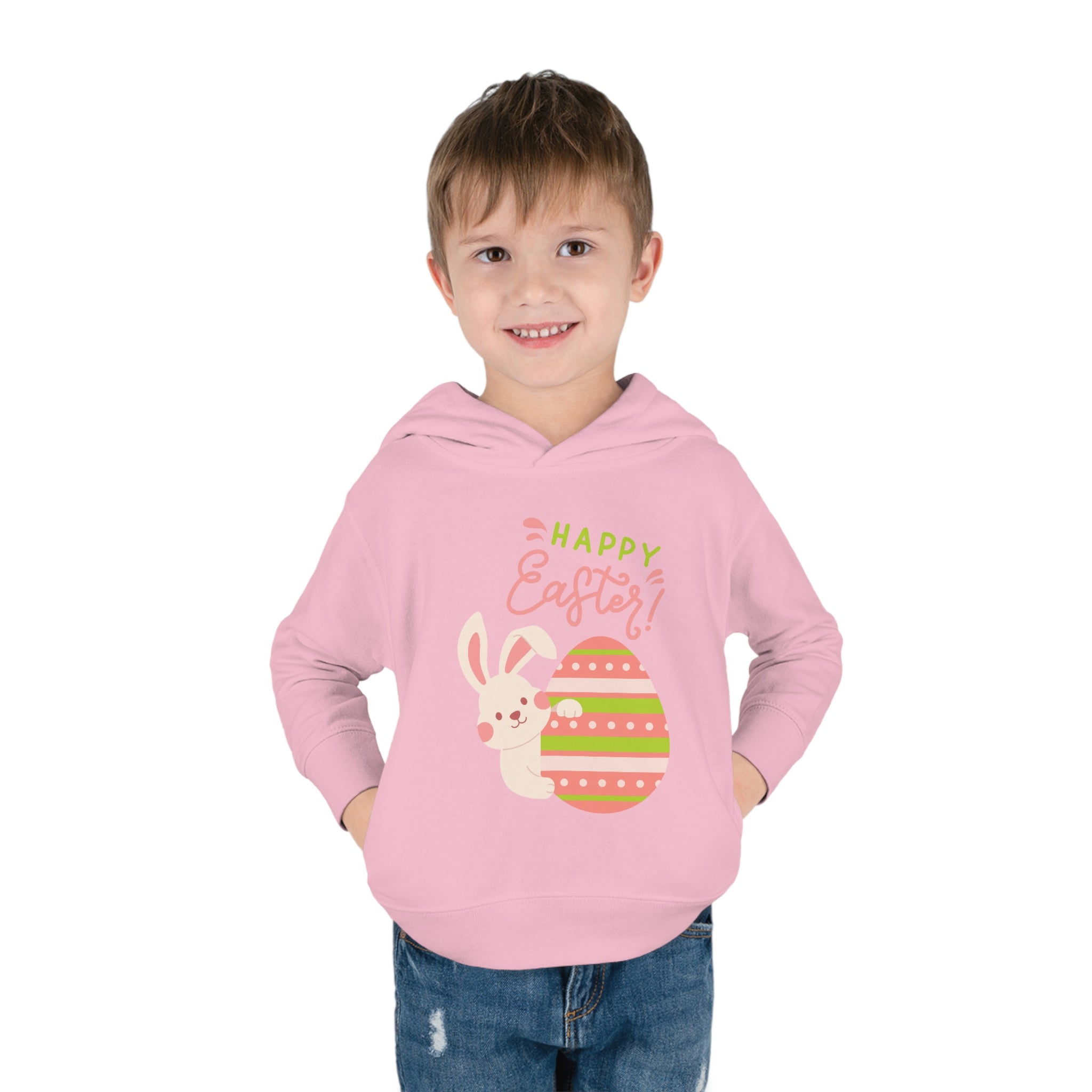 Easter Egg Toddler Pullover Fleece Hoodie