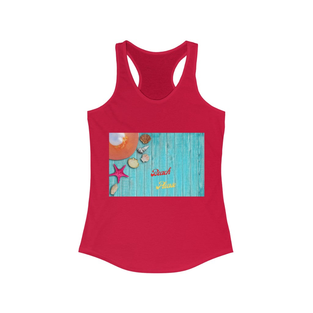 Beach Please Women's Ideal Racerback Tank