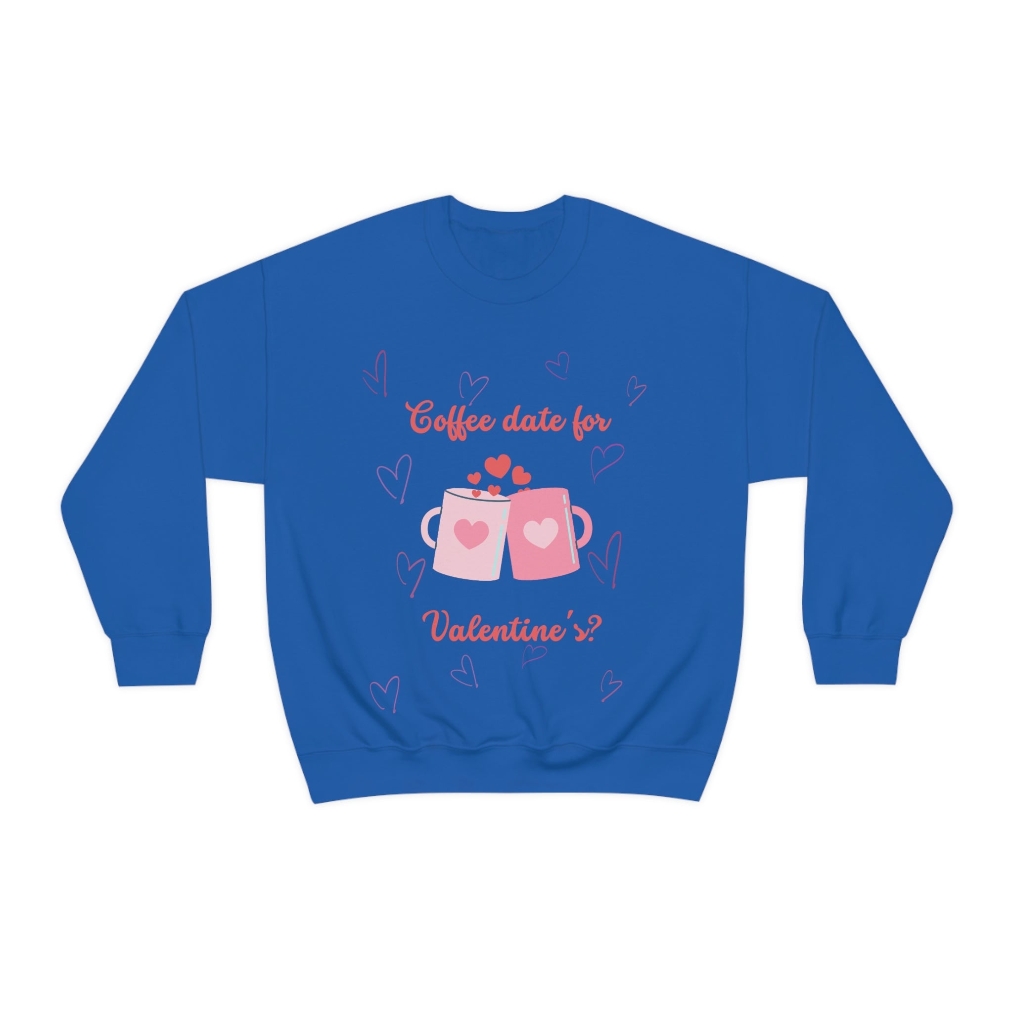 Coffee Date For Valentine's Unisex Heavy Blend™ Crewneck Sweatshirt