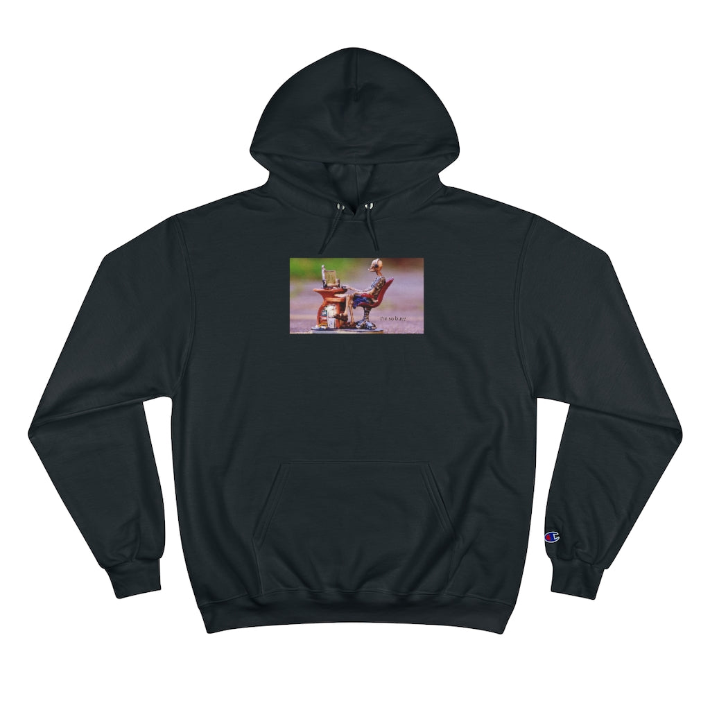 Merry Christmas Rudolf Champion Hoodie