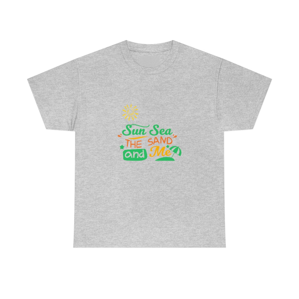 Sun Sea The Sand and Me Unisex Heavy Cotton Tee