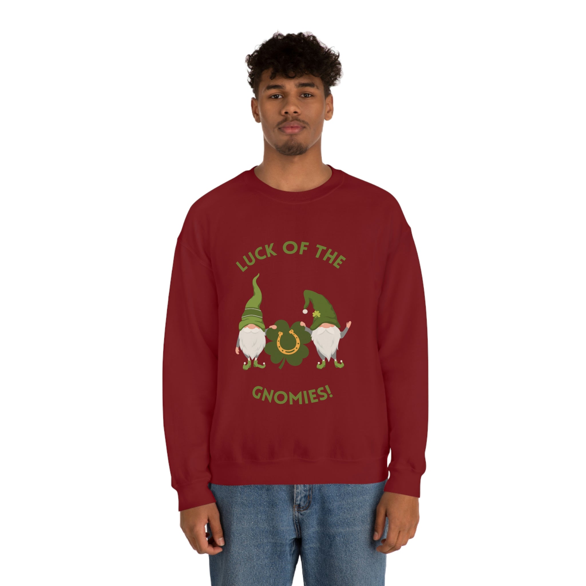 The Luck Of The Gnomies! Unisex Heavy Blend™ Crewneck Sweatshirt