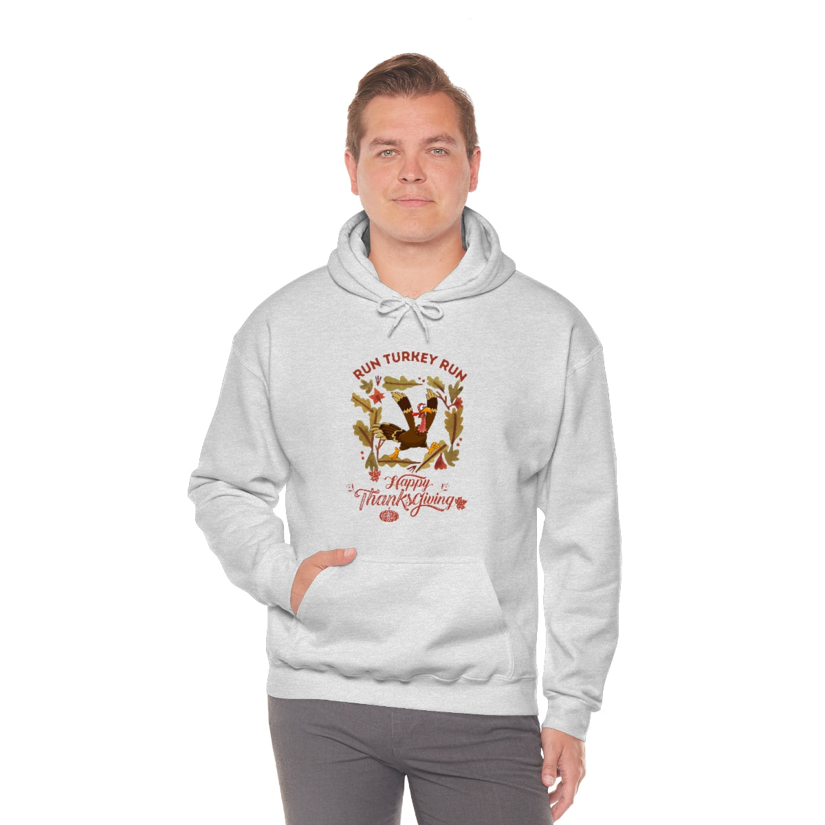 Run Turkey Run Unisex Heavy Blend™ Hooded Sweatshirt