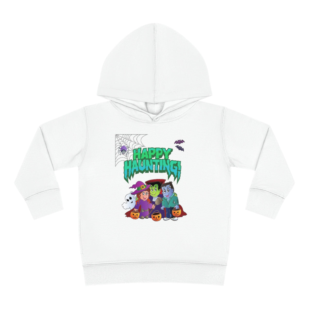 Happy Haunting Toddler Pullover Fleece Hoodie