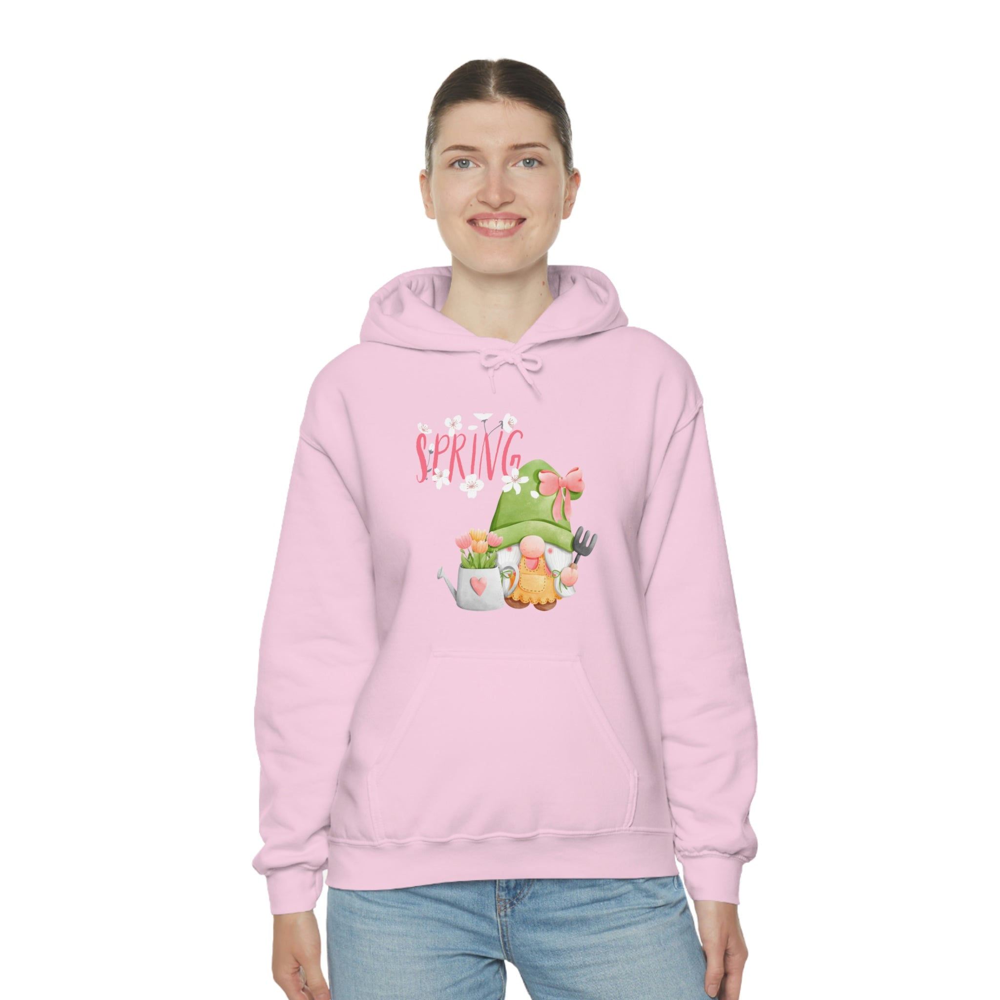 Gnome Happy Spring Unisex Heavy Blend™ Hooded Sweatshirt