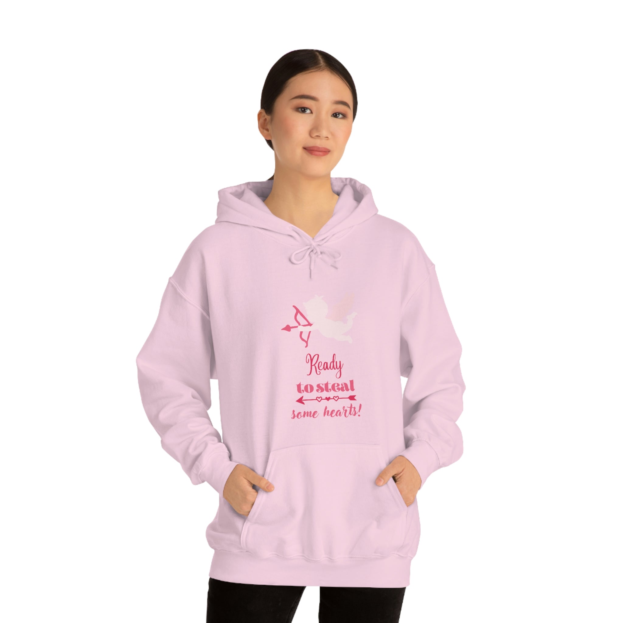 Ready To Steal Some Hearts Unisex Heavy Blend™ Hooded Sweatshirt