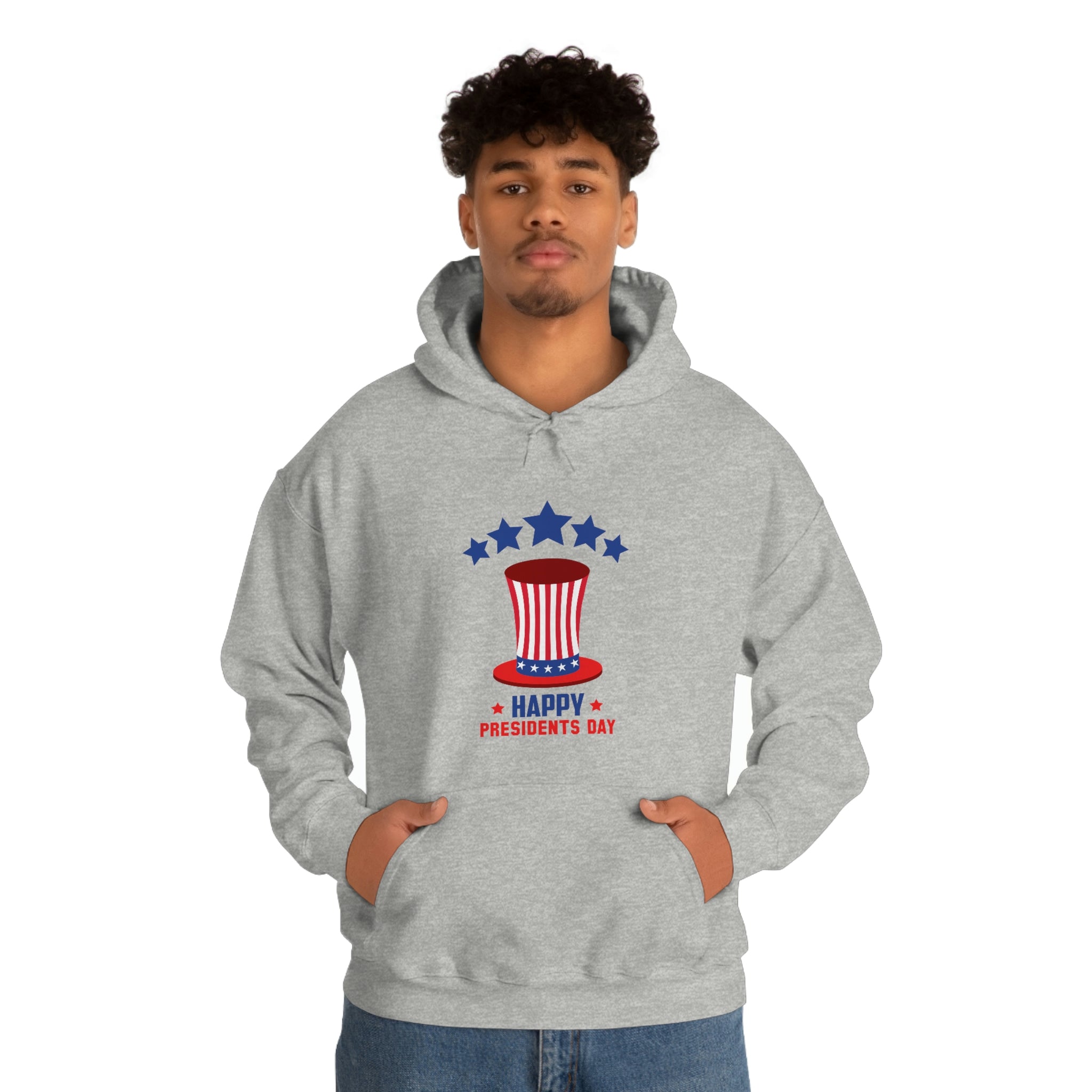 Happy President's Day Hat Unisex Heavy Blend™ Hooded Sweatshirt