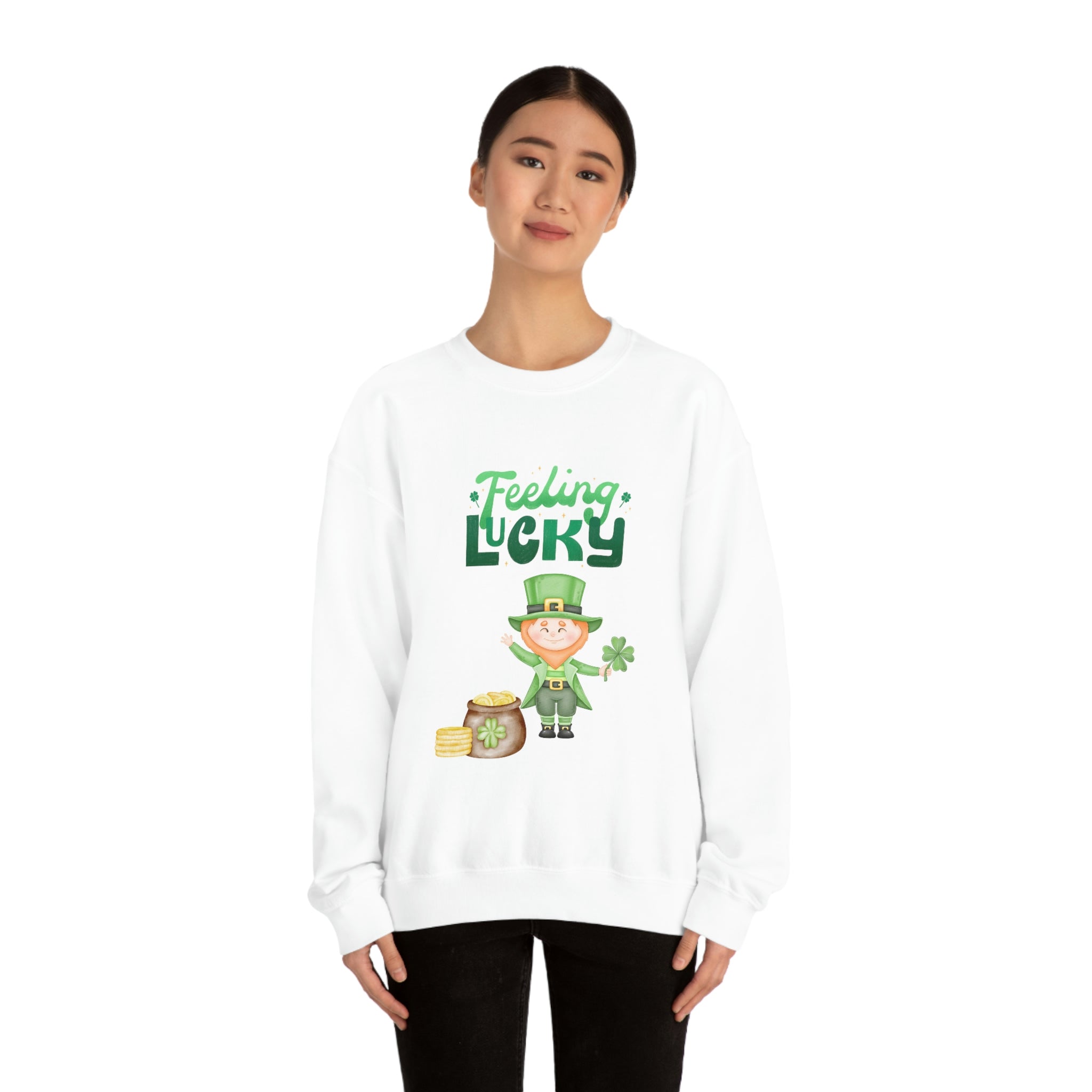 Feeling Lucky Unisex Heavy Blend™ Crewneck Sweatshirt