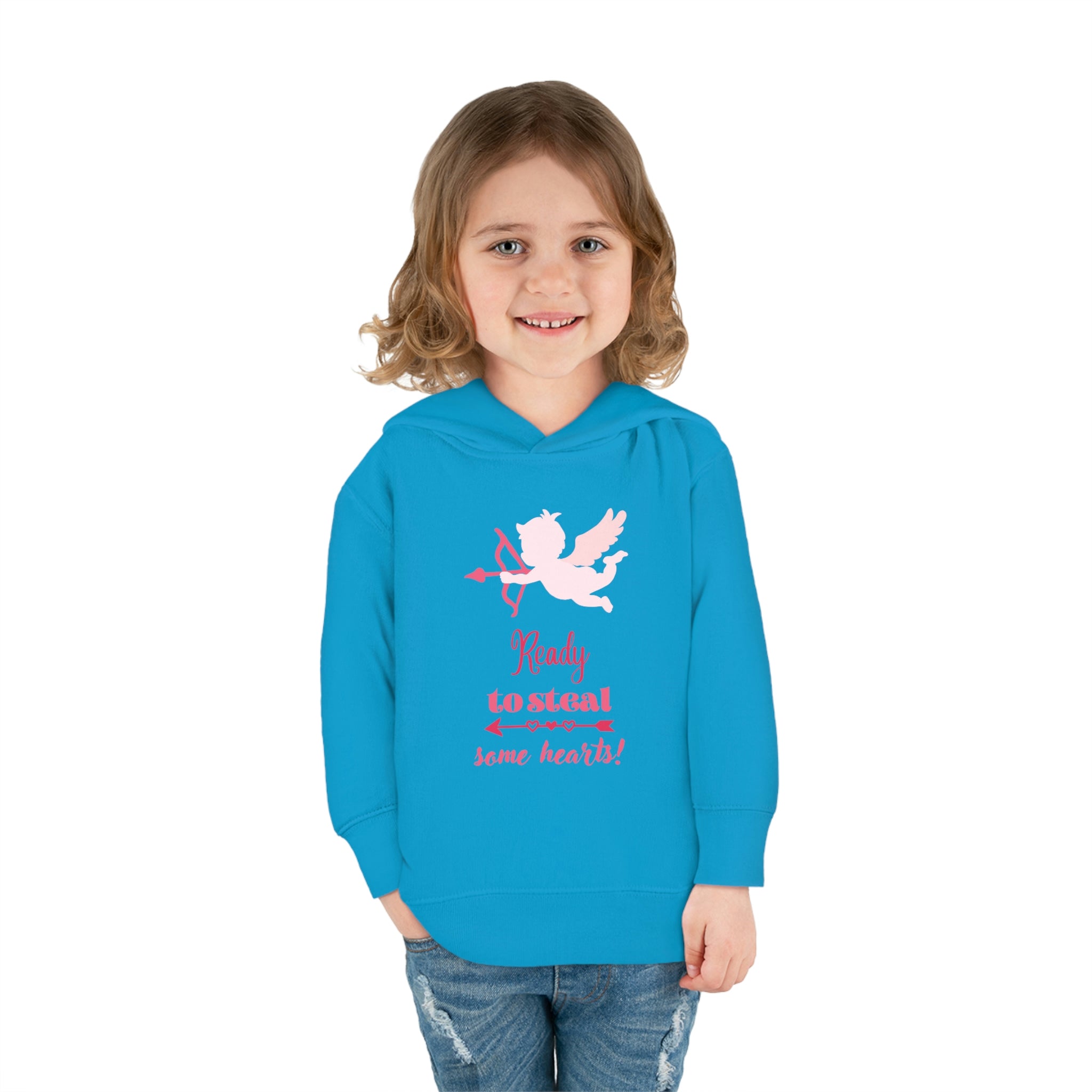 Ready To Steal Some Hearts!! Toddler Pullover Fleece Hoodie