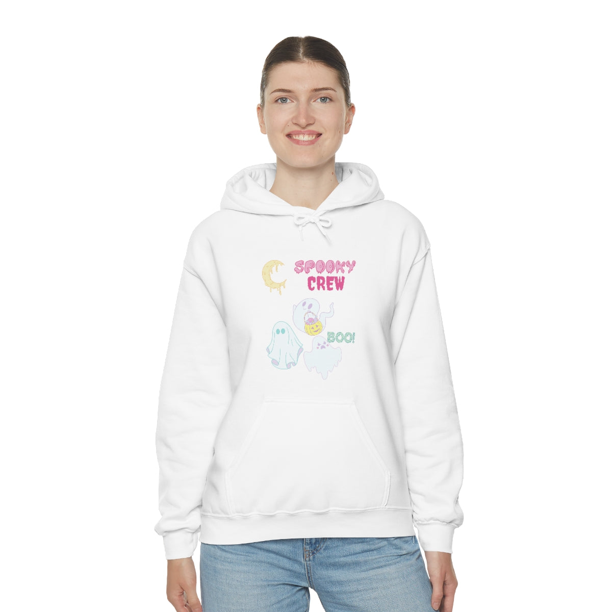 Spooky Crew BOO Unisex Heavy Blend™ Hooded Sweatshirt