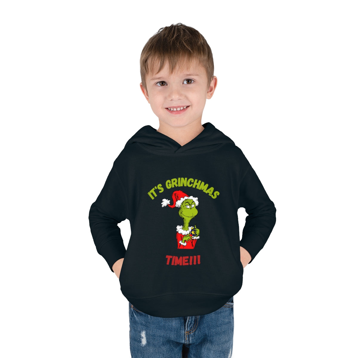 It's Grichmas Time!!! Toddler Pullover Fleece Hoodie