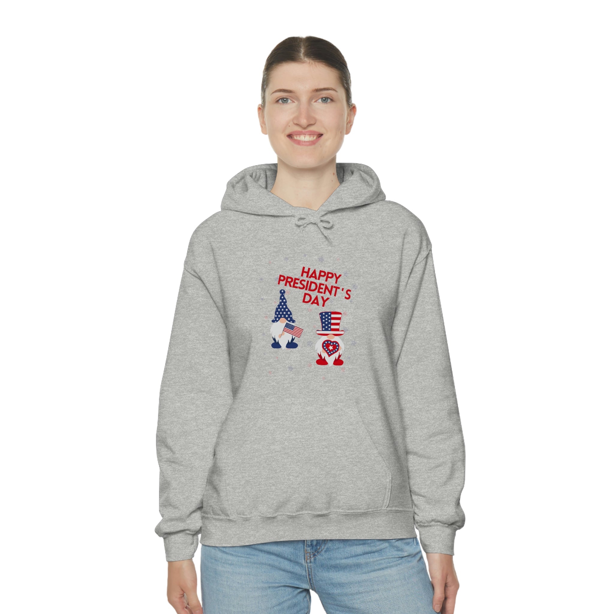 Happy President's Day Gnome Unisex Heavy Blend™ Hooded Sweatshirt