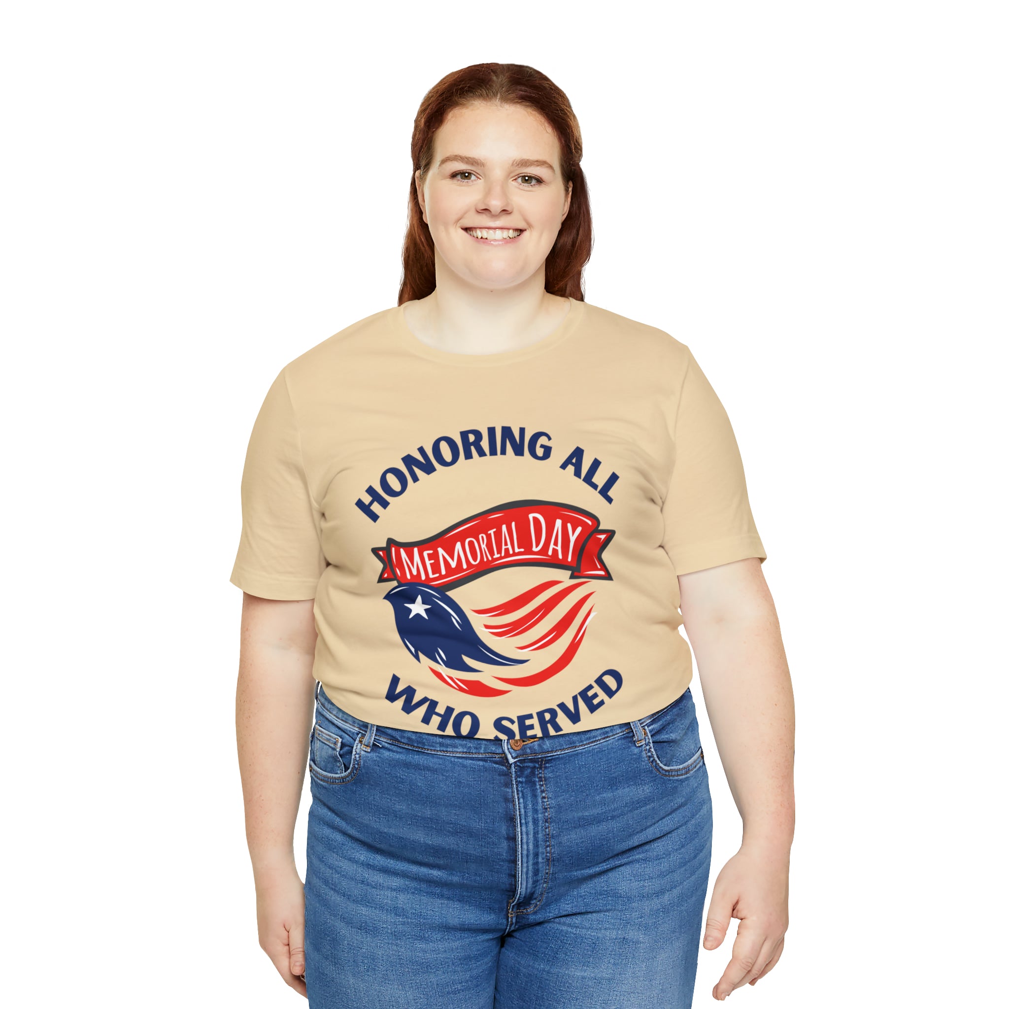 Memorial Day Honoring All Who Served Unisex Jersey Short Sleeve Tee