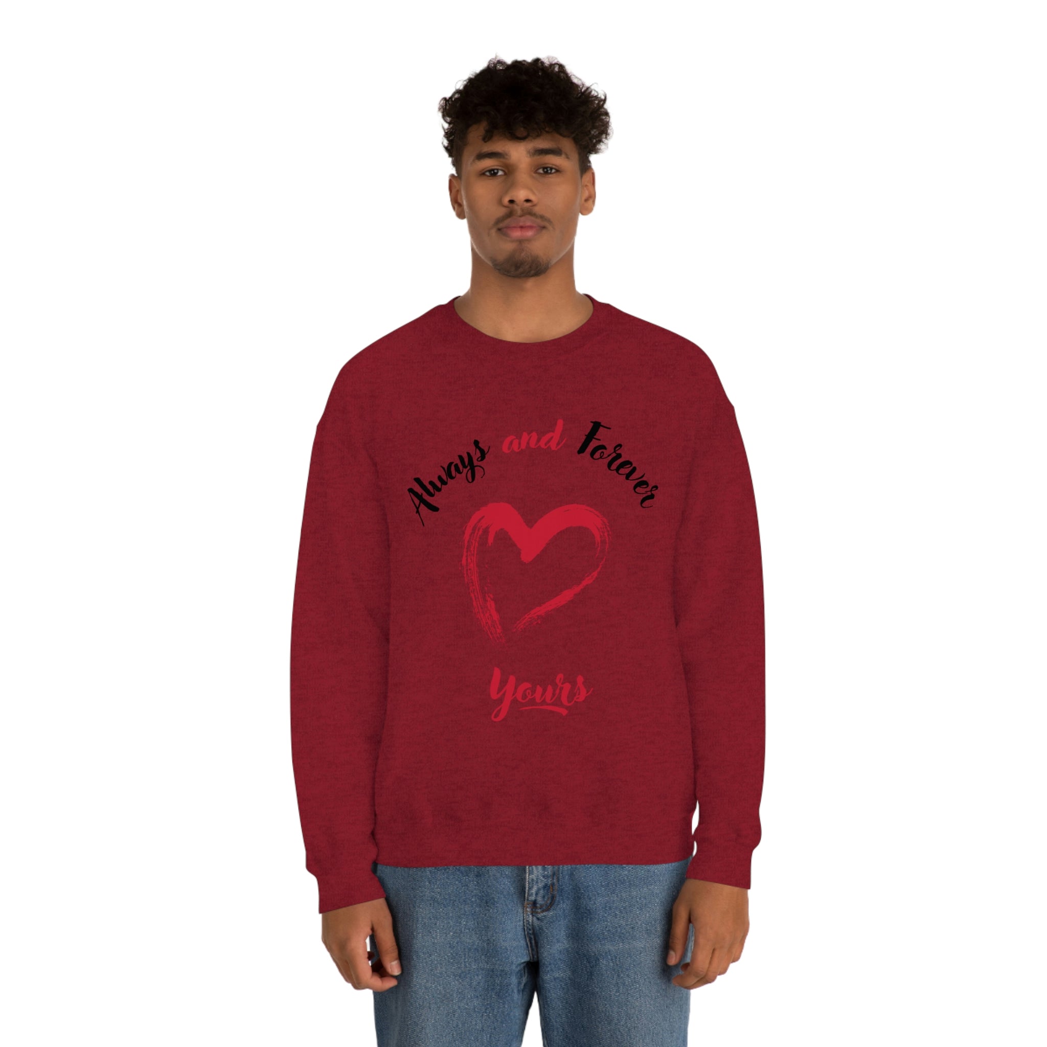 Always And Forever Yours Unisex Heavy Blend™ Crewneck Sweatshirt