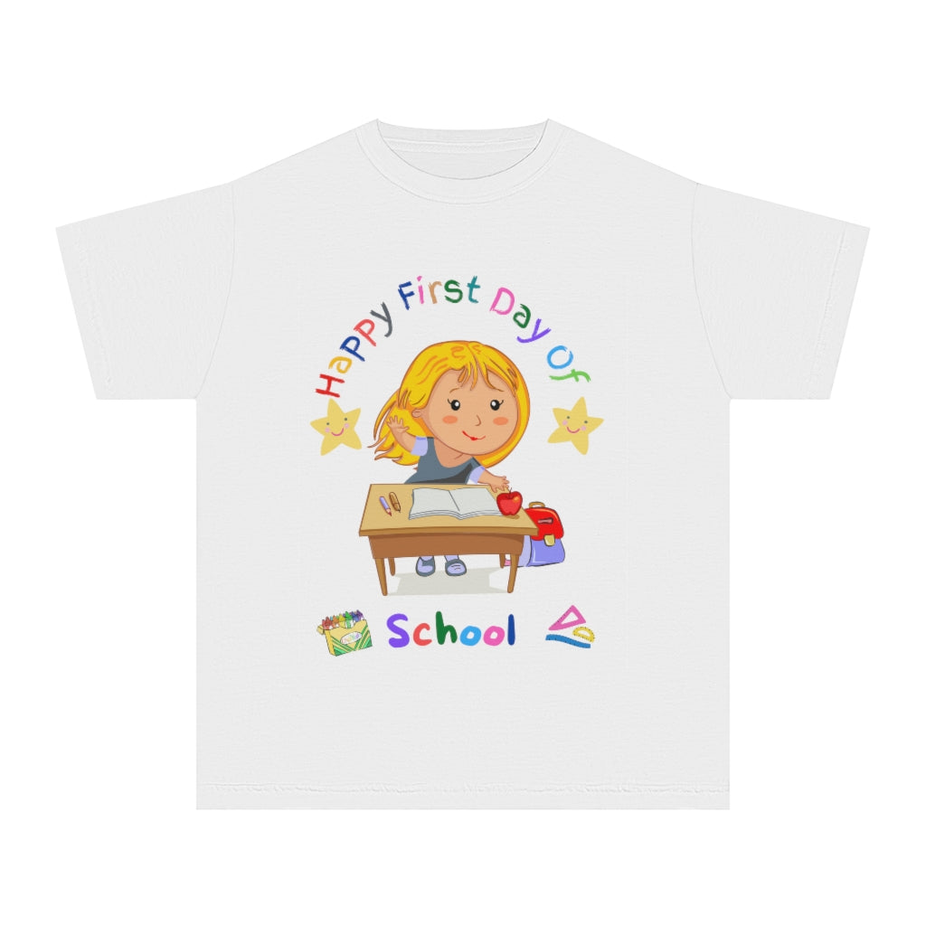 Happy First Day of School Youth Midweight Tee