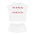 Little Heart's Women's Short Pajama Set (AOP)