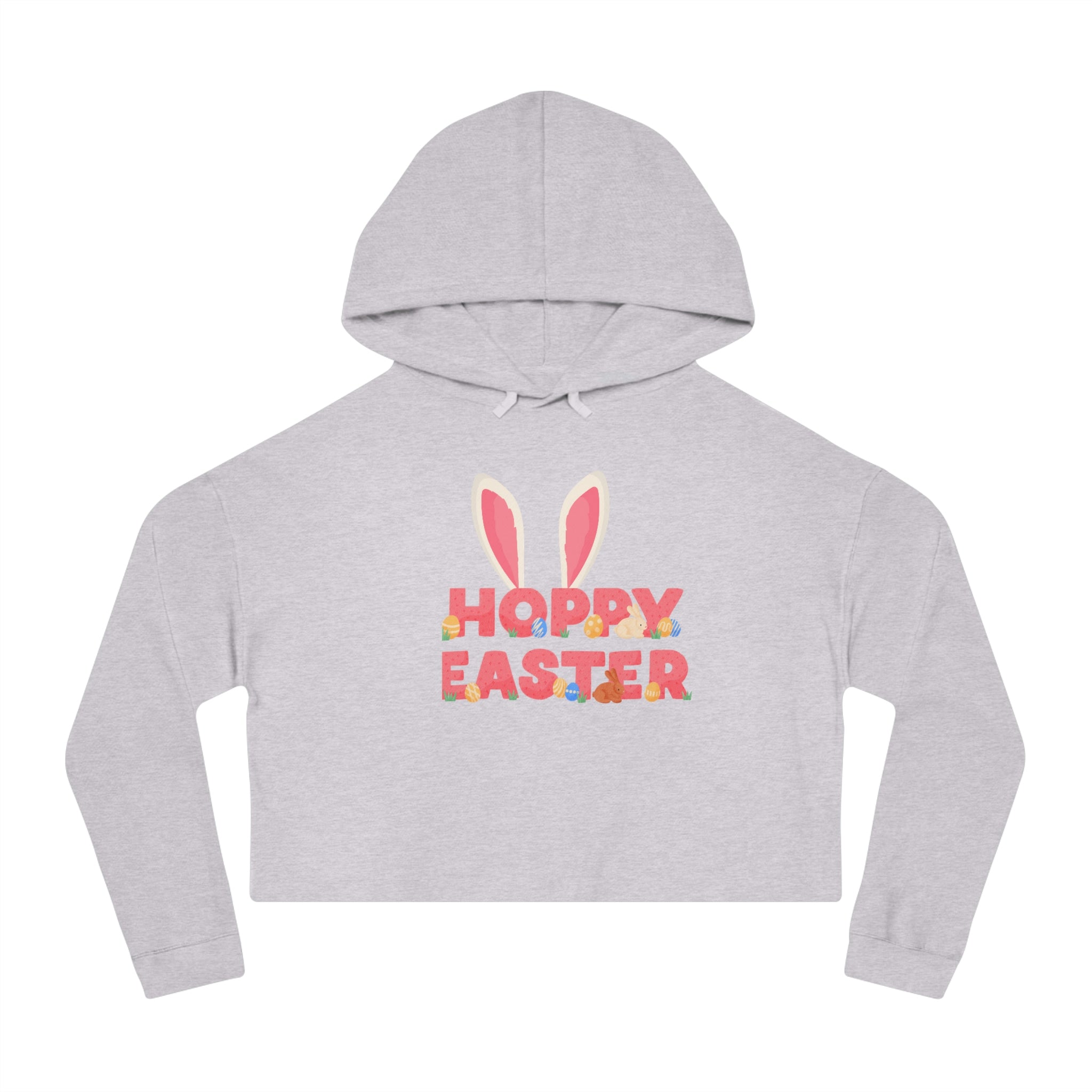 The Hoppy Easter Women’s Cropped Hooded Sweatshirt