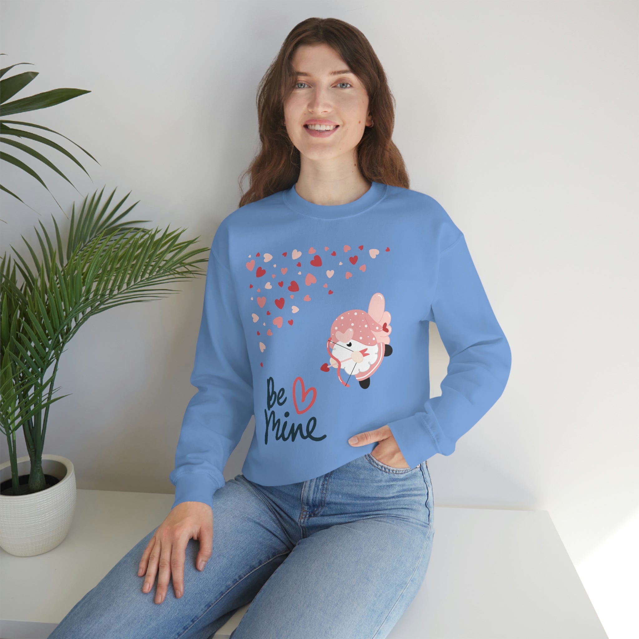 Be Mine Gnome!! Unisex Heavy Blend™ Crewneck Sweatshirt
