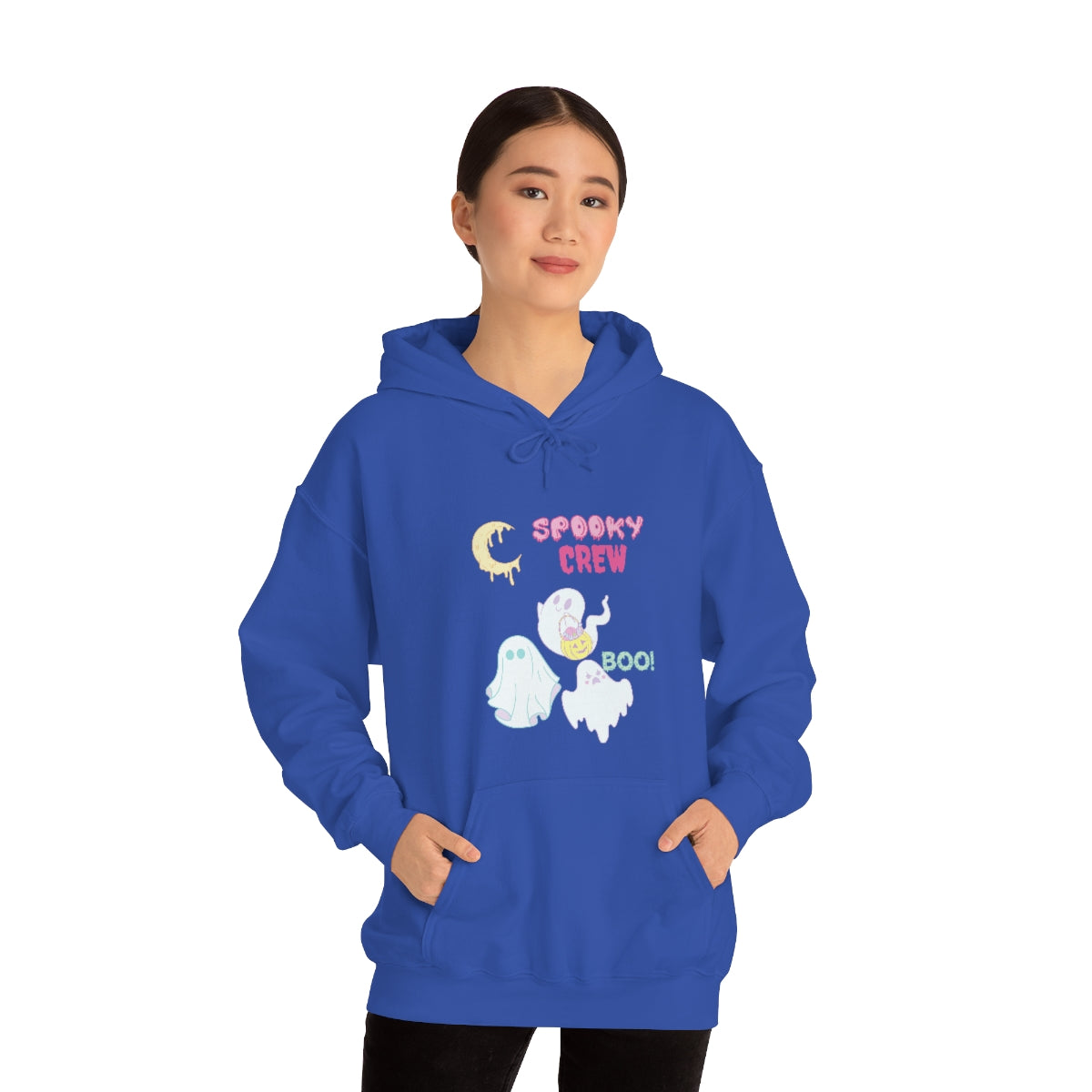 Spooky Crew BOO Unisex Heavy Blend™ Hooded Sweatshirt