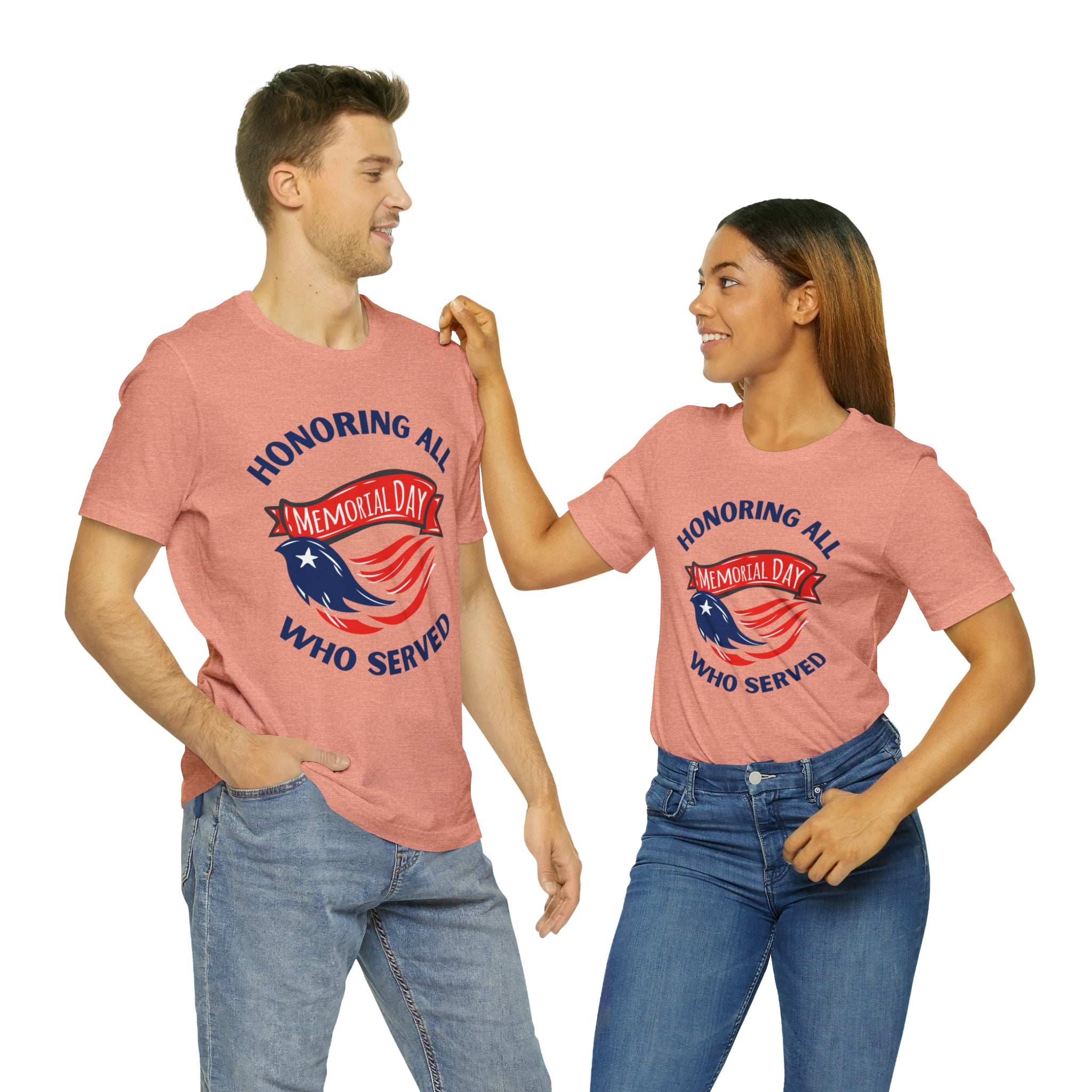 Memorial Day Honoring All Who Served Unisex Jersey Short Sleeve Tee