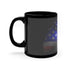 Old Glory Black Coffee Mug, 11oz