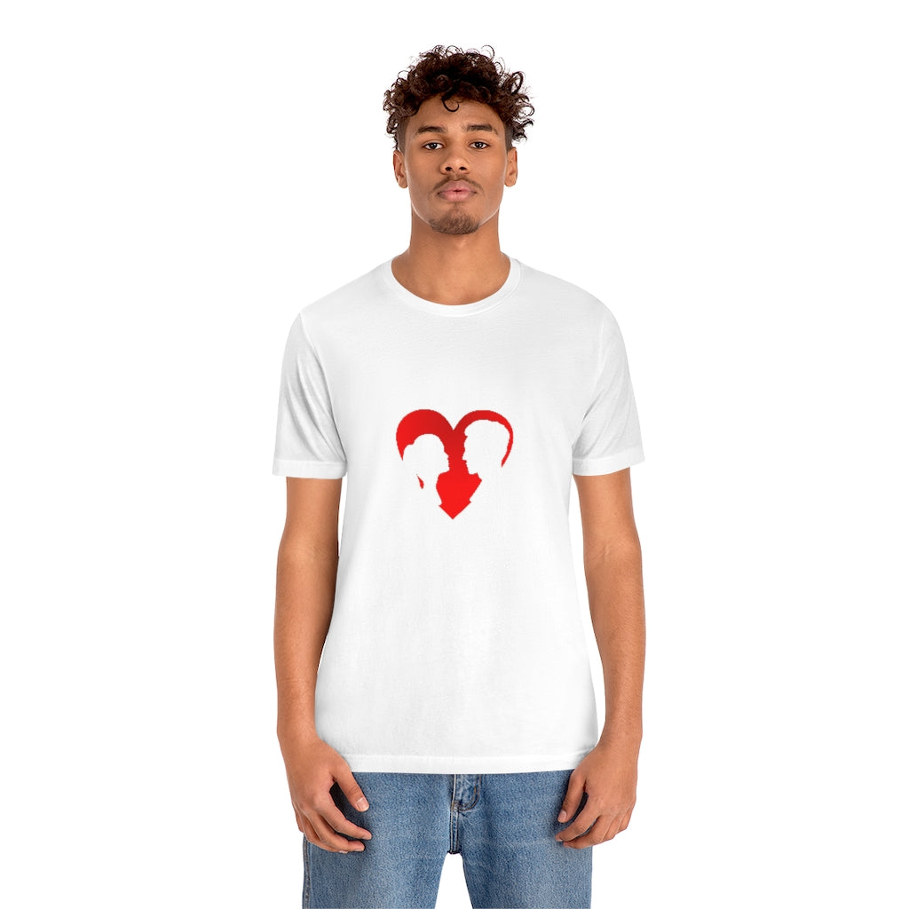 You and Me!! Unisex Jersey Short Sleeve Tee Happy Valentine's